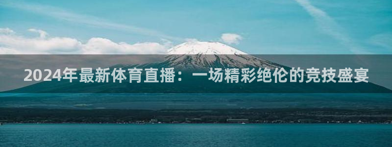 2024年最新体育直播：一场精彩绝伦的竞技盛宴